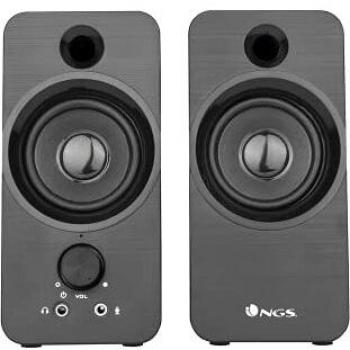 NGS SB350 Multimedia Speakers 2.0, 12W Power, USB & 3.5mm Jack Connection, Black