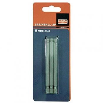 Bahco 59S/HBALL-3P - Blister De 3 Puntas Standard 1/4 Hex Con Bola 89Mm