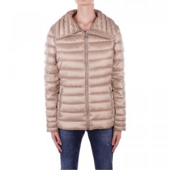 Ralph Lauren Women's Beige Insulated Down Jacket with Zipper Pockets, Size M