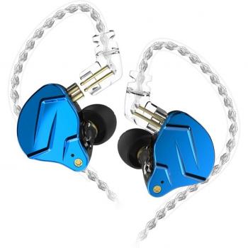 Auriculares In-Ear KZ ZSN Pro X Metal, Tecnología Híbrida 1BA + 1DD, Graves HIFI, Cancelación de Ruido, Ideal para Deporte