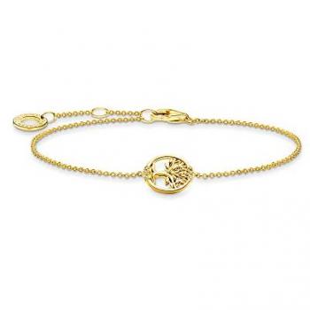 Thomas Sabo Gold-Plated Tree of Love Charm Club Bracelet for Women, One Size