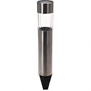 Lámpara inoxidable de energía solar 1 LED