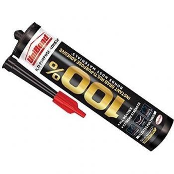 UniBond 1812411 - 280Ml 100Percent Multi-Purpose Adhesive Cartucho - Blanco