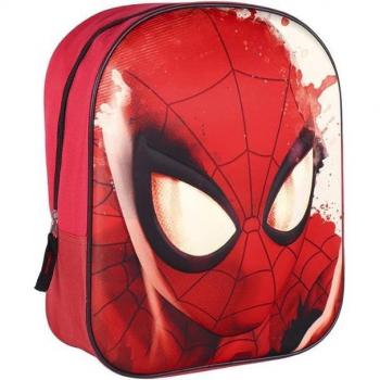 Mochila Infantil 3D Spiderman Marvel de 31cm con Diseño Ergonómico y Correas Ajustables