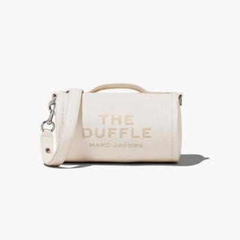 Marc Jacobs Beige Leather Duffle Shoulder Bag - One Size