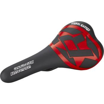 Reverse Fort Will Style Black/Red MTB Saddle with Anti-Slip Surface
