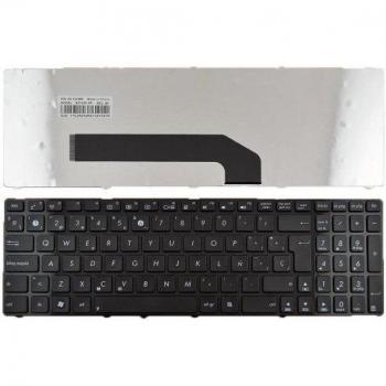 Teclado para portátil Asus K50 con Estructura Negro Brillo
