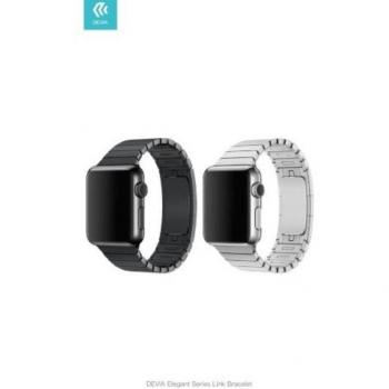 Devia Correa de enlace metálico para Apple Watch 38/40/41mm Gris