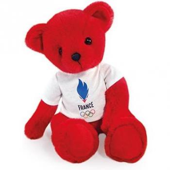 French Team Plush Toy with T-Shirt - 30 cm