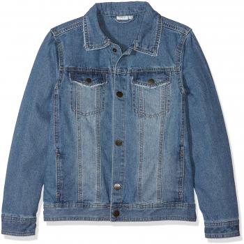 NAME IT Nkmterrence LS Dnm Jacket Noos, Chaqueta para Niños, Azul
