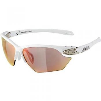 Alpina Twist Fire S QVM+ - Gafas de deporte unisex, color blanco mate, talla única