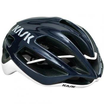 KASK Protone Performance Road Cycling Helmet - Navy Blue/White Large
