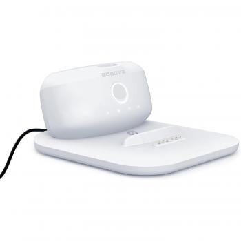 Base de Carga Doble BoboVR BD2-1 con Batería B2 Ultra-delgado para Oculus Quest 2/Pico 4 y M2 Pro Correa de cabeza, compatible con reemplazo de batería