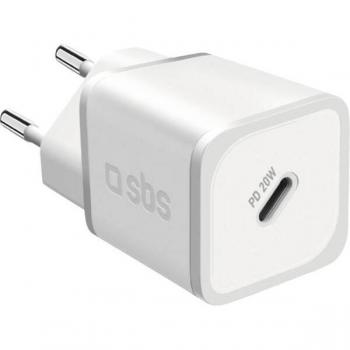 Cargador de Viaje GaN 20W USB-C PD Blanco