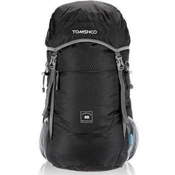 TOMSHOO 40L Mochila Plegable Impermeable Bolsa Ultra Ligero de Nylon para Viajar Trekking Al Aire Libre