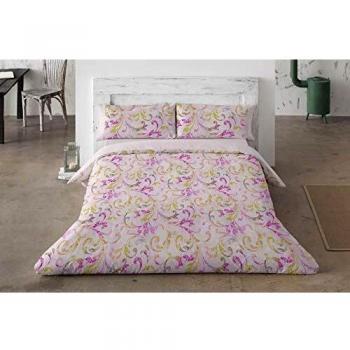 Burrito Blanco | Funda nórdica Estampada Color Rosa 014 | para Cama de 135 cm