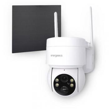 Cámara de Vigilancia WiFi Exterior Motorizada 2K 4MP con Batería Recargable y Panel Solar Atlas