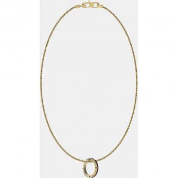Collar de hombre Legacy de acero dorado Guess JUMN03216JWYGBKT-U