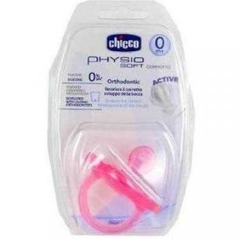Chicco Chupete Physioforma Caucho 0-6 M Rosa, 1 Unidad