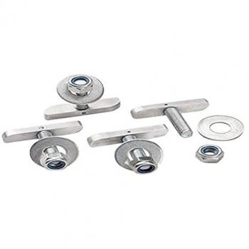 Kit de Montaje para Bumper Plastimo con Pasador Puente Plateado