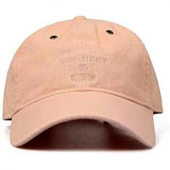 Superdry Eyelet Cap Gorra, Rosa ashy, One Size para Mujer