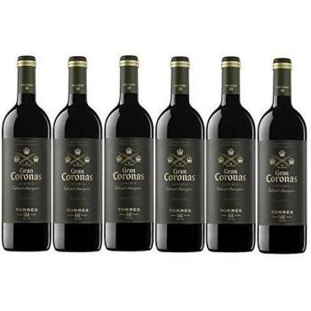 Gran Coronas Reserva, Vino Tinto - 6 botellas de 75 cl, Total: 4500 ml