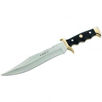 Nieto Messer Nieto - Cuchillo de hoja fija, color negro