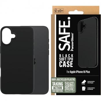 Funda de TPU Negra SAFE. by PanzerGlass para iPhone 16 Plus