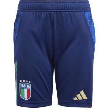 Adidas Pantalón Corto de Entrenamiento Infantil Italia Euro 2024 - Pantalones cortos de entrenamiento para niños, diseño inspirado en la selección italiana, adecuado para actividades deportivas y entrenamientos, fabricado con materiales transpirables