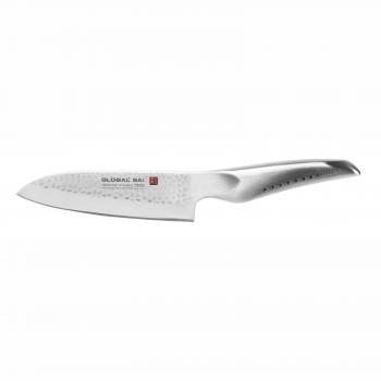 Global Sai Santoku Knife 13.5 cm with Hammered Blade