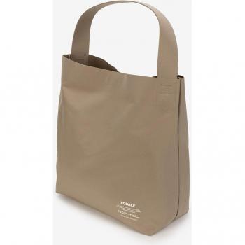 Bolso de Hombro Sostenible Ecoalf para Mujer con Asa y Cierre de Botón en Poliéster Reciclado - Modelo Bucket Bonded Taupe 2024