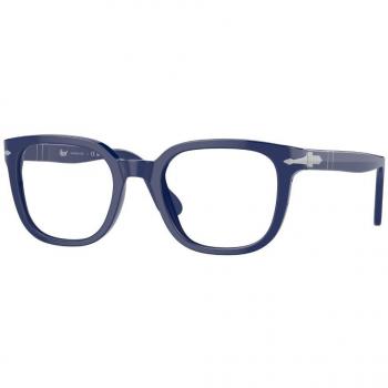 Gafas de vista Persol PO3263V 1170 Solid Blue Calibre 50, lentes recetadas para hombre, color azul