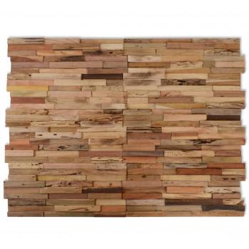 Recycled Teak Wood Wall Cladding Panels 10 pcs 1.03 m²