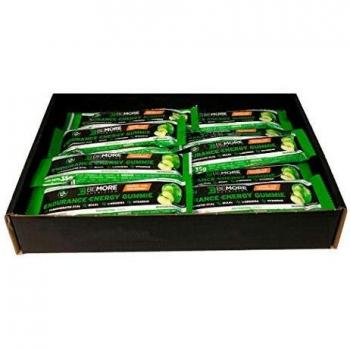 Endurance +Energy Gummie Bar. Sabor Manzana. Caja de 24 unidades de 35g.