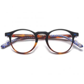 Etnia Barcelona Mission District II BKHV Armazones y Lentes Recetados para Hombre Negros