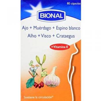 Ajo Muérdago Espino Blanco 80 Cápsulas Bional