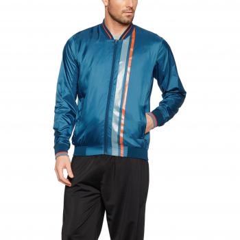 ASICS Chaqueta Athlete Azul Azul Talla:Medium