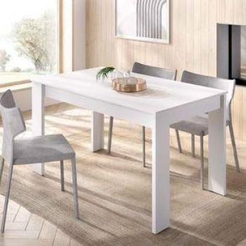 Mesa de Comedor Sami Blanca 139 x 77 x 81 cm