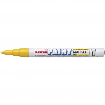 Rotulador permanente Uni-Ball Paint PX-21L amarillo - 12 unidades