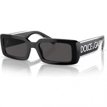 Dolce & Gabbana DG6187 501/87 Square Black Women's Sunglasses