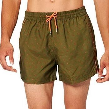 Punto Blanco Scoundrel Bañador para Hombre, Verde, Mediano