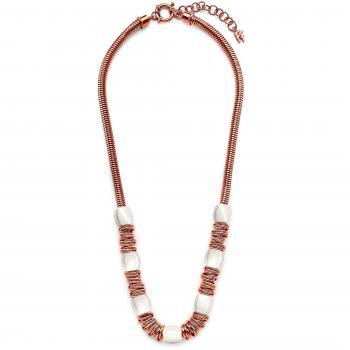 Collar Mujer Folli Follie 3N14T050RW_Acero Rosado 45 cm