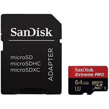 SanDisk SDSDQXP-064G-G46A - Tarjeta microSDXC de 64 GB con adaptador