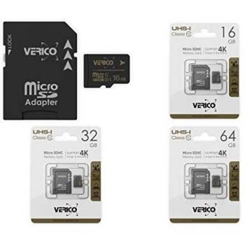 Tarjeta microSDHC Verico 16GB Clase 10 UHS-I con Adaptador