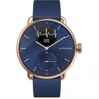 Reloj Inteligente Híbrido Withings ScanWatch 38 mm Azul con ECG, Tensiómetro, Oxímetro y GPS