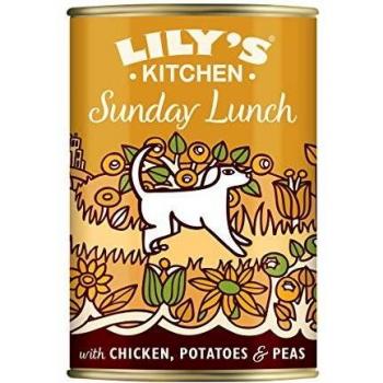 Lily's Kitchen Pollo, Patatas Y Guisantes Lata Para Perros 6 X 400 Gr