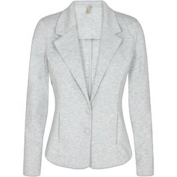 Soya Concept Women's Jersey Blazer SC-Daniela 1 in Light Grey Melange