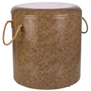 Taburete de Madera y Canvas Diseño Moderno Resistente y Duradero