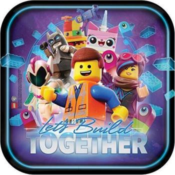 Lego Movie 2- Plato 23 cm, multicolor, 7AM551711