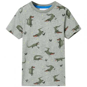 Camiseta infantil caqui claro melange 92